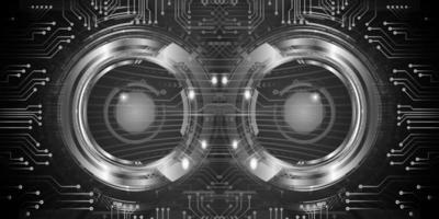 cyber circuit future technology concept background vector