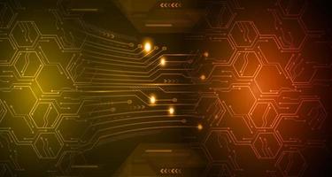 cyber circuit future technology concept background vector