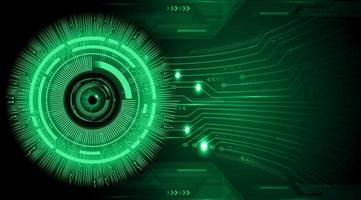 Blue eye cyber circuit future technology concept background vector