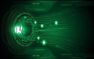 Blue eye cyber circuit future technology concept background vector