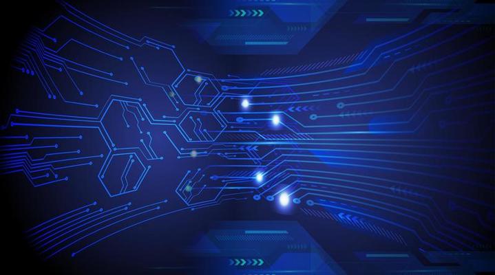 cyber circuit future technology concept background
