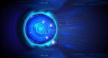 eye cyber circuit future technology concept background vector