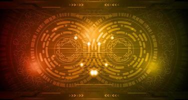 cyber circuit future technology concept background vector