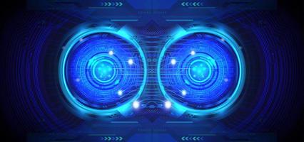 cyber circuit future technology concept background vector