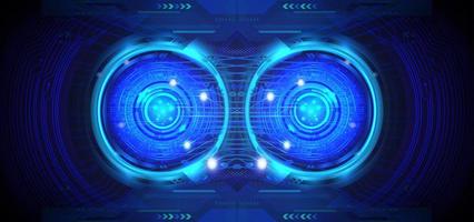 cyber circuit future technology concept background vector