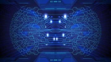 cyber circuit future technology concept background vector