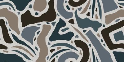 ABSTRACT VECTOR SEAMLESS GRAY BANNER WITH MULTICOLORED SHAPELESS SPOTS