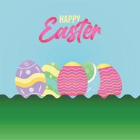 Happy Easter Banner vector