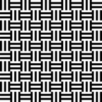 Geometric black and white stripes seamless pattern background vector