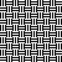 Geometric black and white stripes seamless pattern background vector