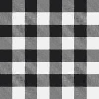 Black and white flannel seamless texture and pattern background vector