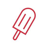 icono de vector de helado