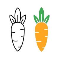 carrot vector icon