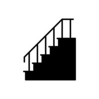 icono de vector de escaleras