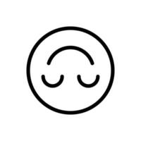 upside down smiley vector icon