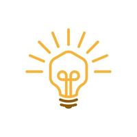 light bulb vector icon