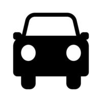 front car vector icon