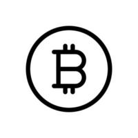 bitcoin vector icon