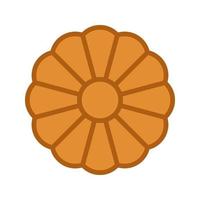 mooncake vector icon