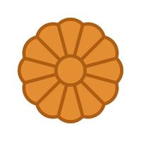 mooncake vector icon