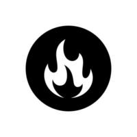 icono de vector de fuego