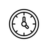 icono de vector de reloj