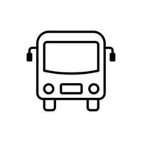 icono de vector de bus