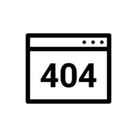 404 error vector icon