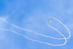 Shoreham-by-sea, West Sussex, Reino Unido, 2014. Gliderfx display team foto