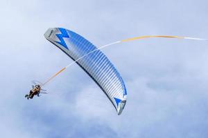 Shoreham-by-Sea, West Sussex, UK, 2014. Powered hang glider