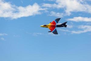 Shoreham-by-Sea, West Sussex, UK, 2014. Hawker Hunter Miss Demeanour Aerial Display photo