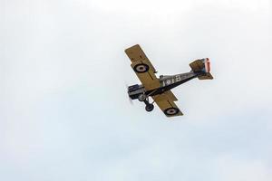 Shoreham por mar, West Sussex, Reino Unido, 2011. Royal Aircraft Factory barra b se5a gran guerra totalmente aeronavegable réplica a escala 7-8 aviones biplano f235 g-bmdb foto