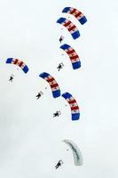 Shoreham-by-sea, West Sussex, Reino Unido, 2014. raf falcons display team foto