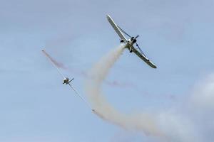 Shoreham-by-sea, West Sussex, Reino Unido, 2014. Gliderfx display team foto