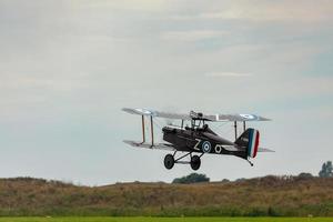 Shoreham por mar, West Sussex, Reino Unido, 2011. Great War Display Team - raf se5a despegando foto