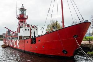 Cardiff, Gales, Reino Unido, 2014. Vista de Lightship 2000 foto