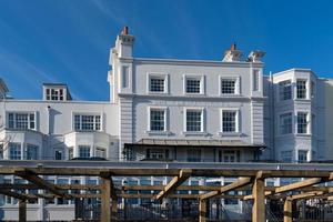 BROADSTAIRS, KENT, UK, 2020. View of the Royal Albion Hotel photo
