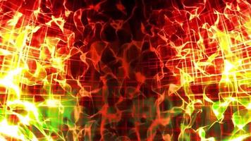 efeito fractal de fogo colorido video