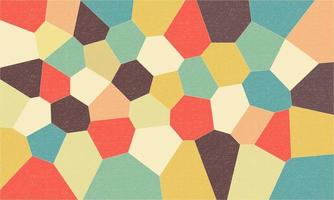 Fondo de mosaico geométrico colorido abstracto vector