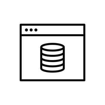 web hosting vector icon