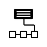 flowchart vector icon