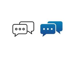 chat bubble vector icon