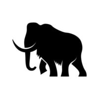 icono de vector de mamut