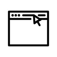 browsing website vector icon