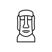 moai vector icon