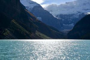 lake Louise on a fall day photo