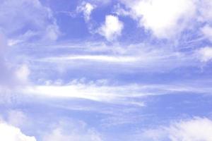 clouds in the blue sky photo