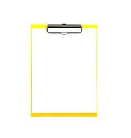 clipboard with white paper photo