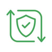 activate shields vector icon