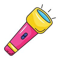 Grab this amazing flat icon of torch vector